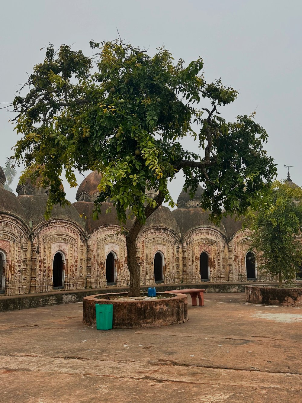 Rajbari temple complex......