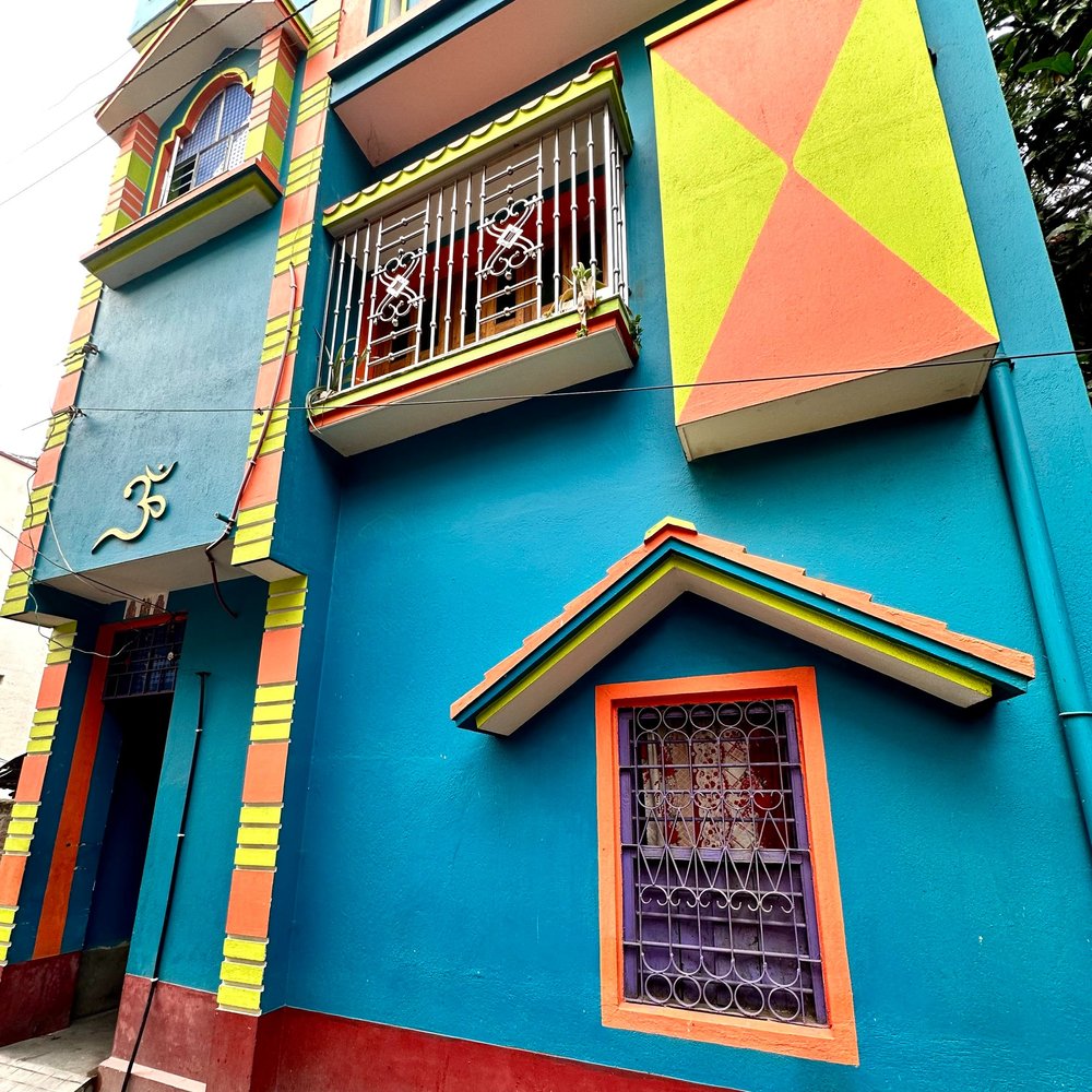 Matiari's colourful houses 