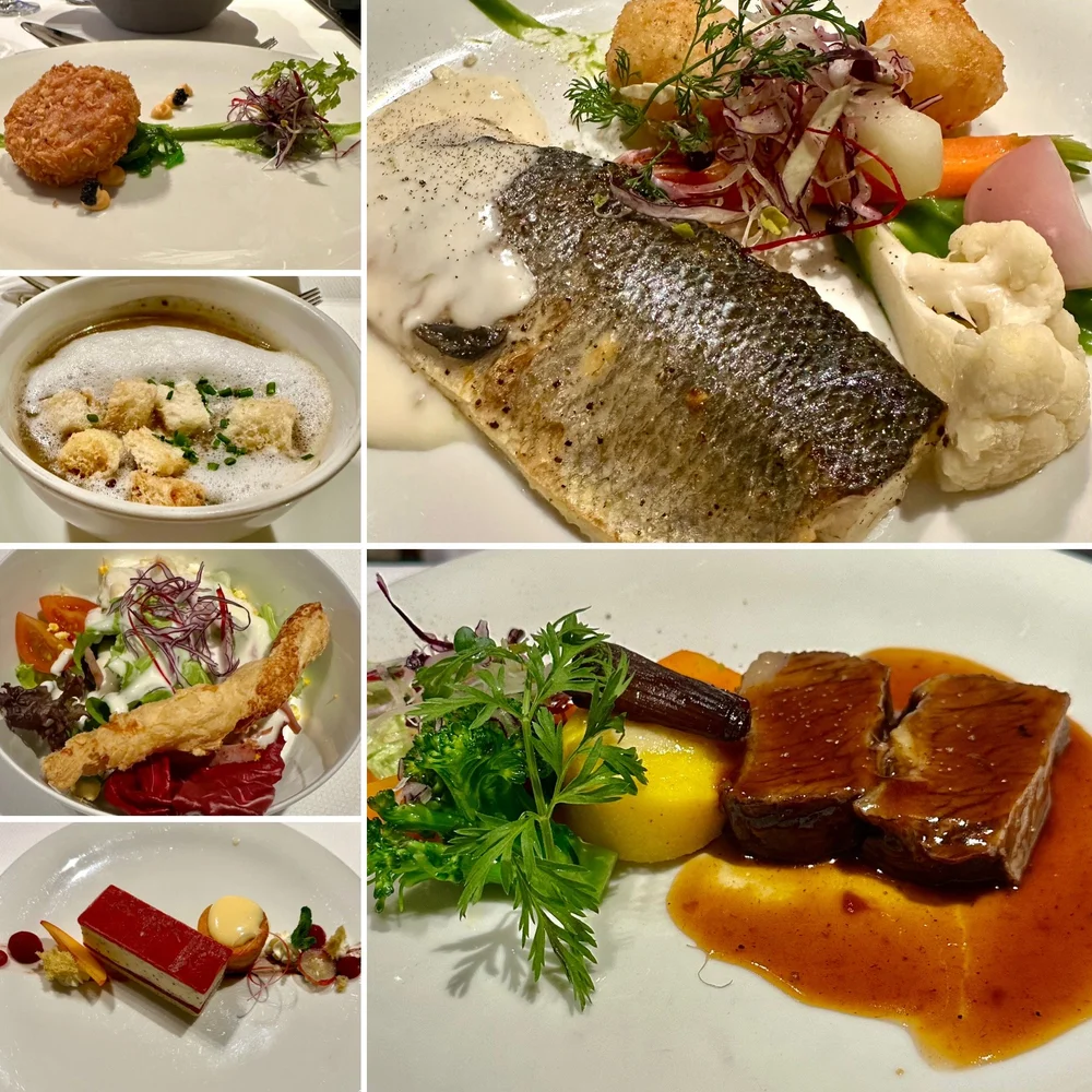 Dinner in the main dining room