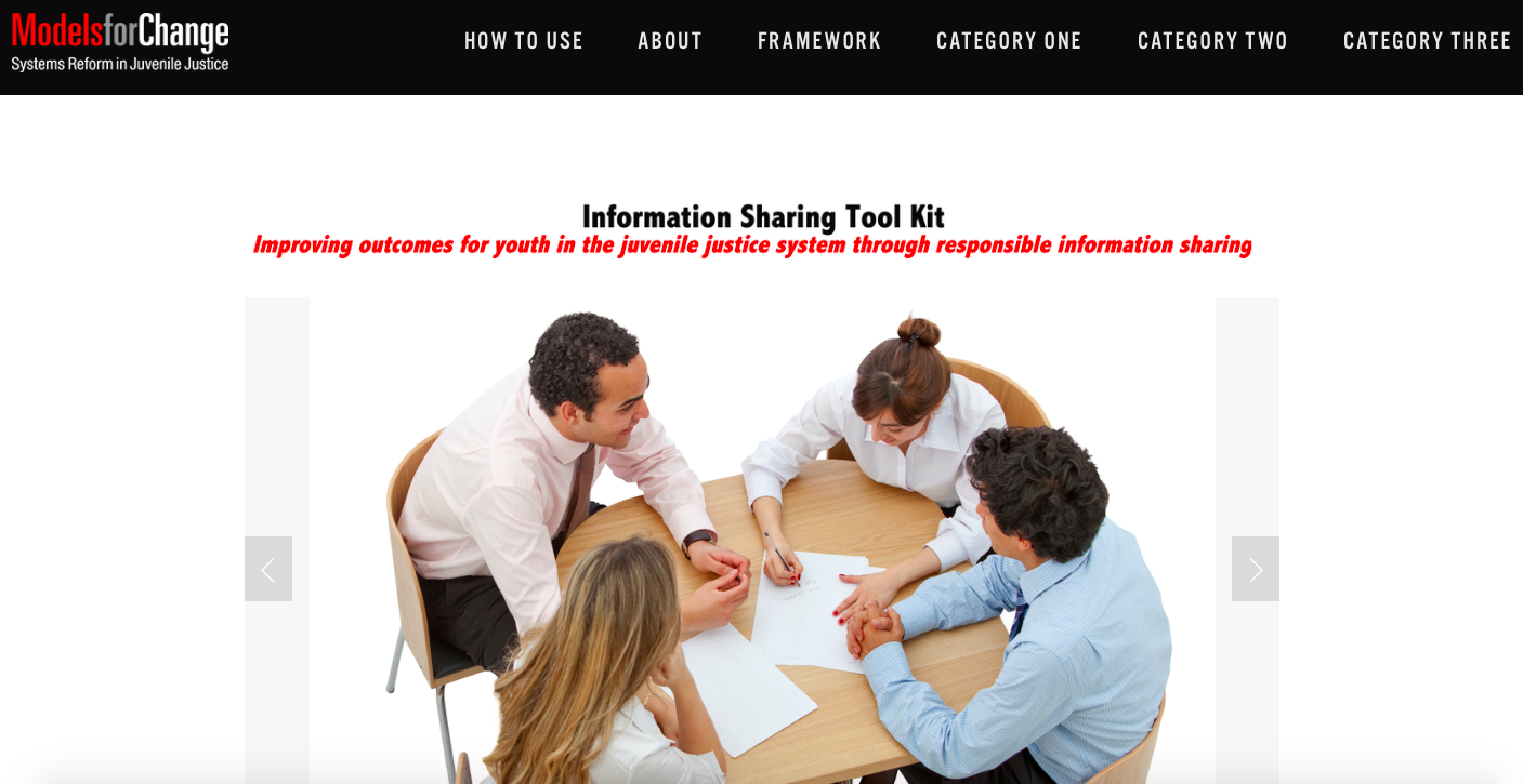 Digitized the 2nd addition MacArthur Models for Change Interactive Tool Kit for Juvenile Justice Advocates.