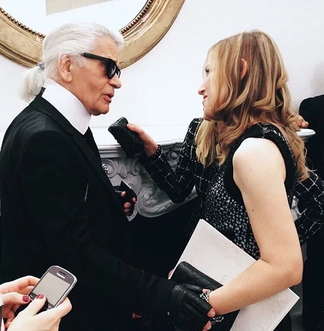 Saddened to hear about the passing of an absolute legend. #RIP Karl Lagerfeld 🖤💫 Photo via @dramywechsler