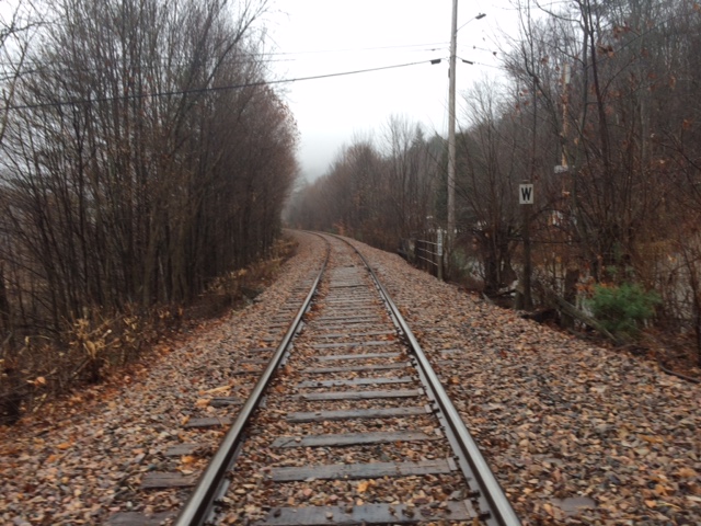 View from where the Cavendish Train Depot once stood.