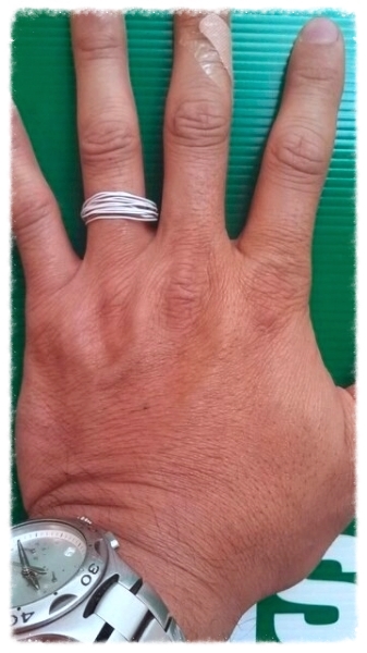Yeah, I said yes. She made me my ring.