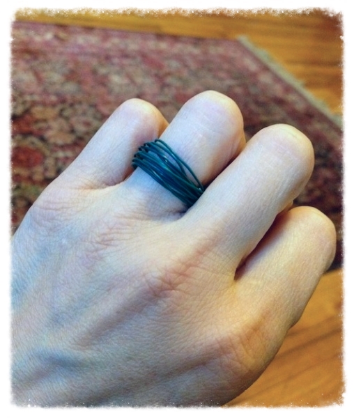 Yeah, I said yes. He made me my ring.