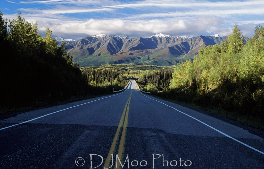    Alaska Hwy., looking toward Kluane Nat'l. Pk., Alaska   