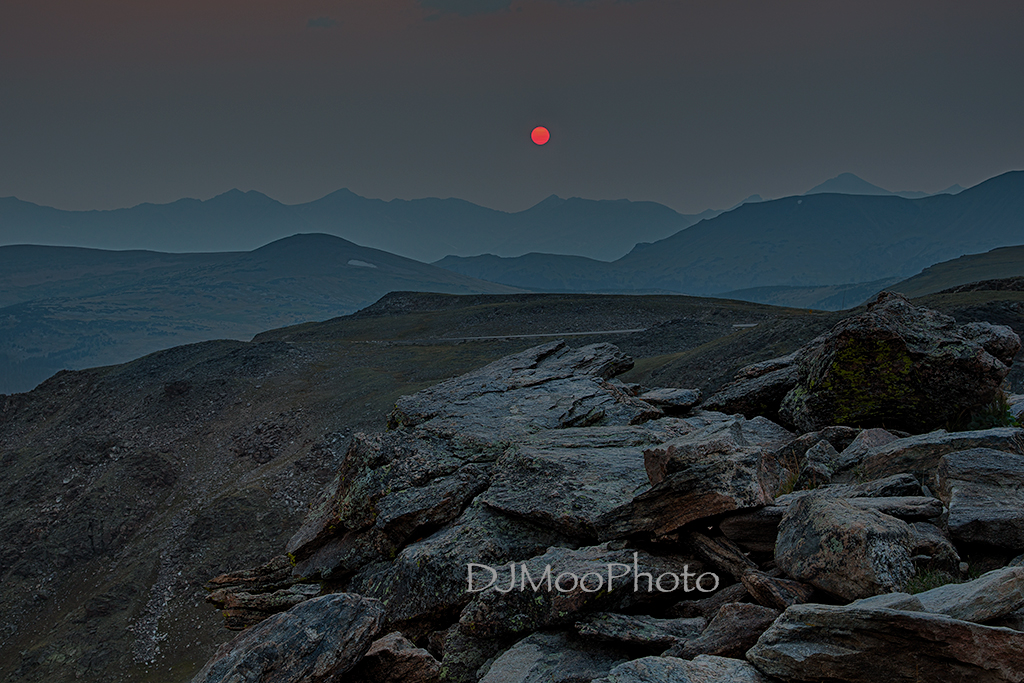    Rock Cut Sunset, RMNP   