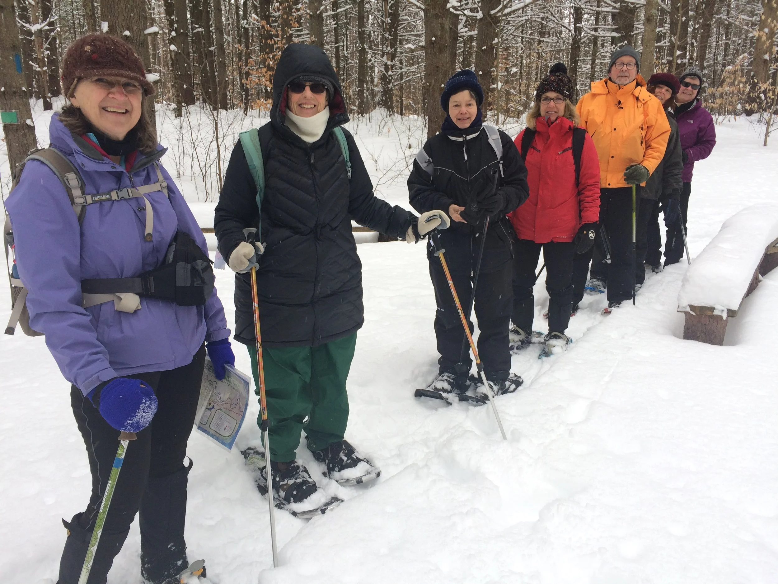Green Mountain Club goes snowshoeing