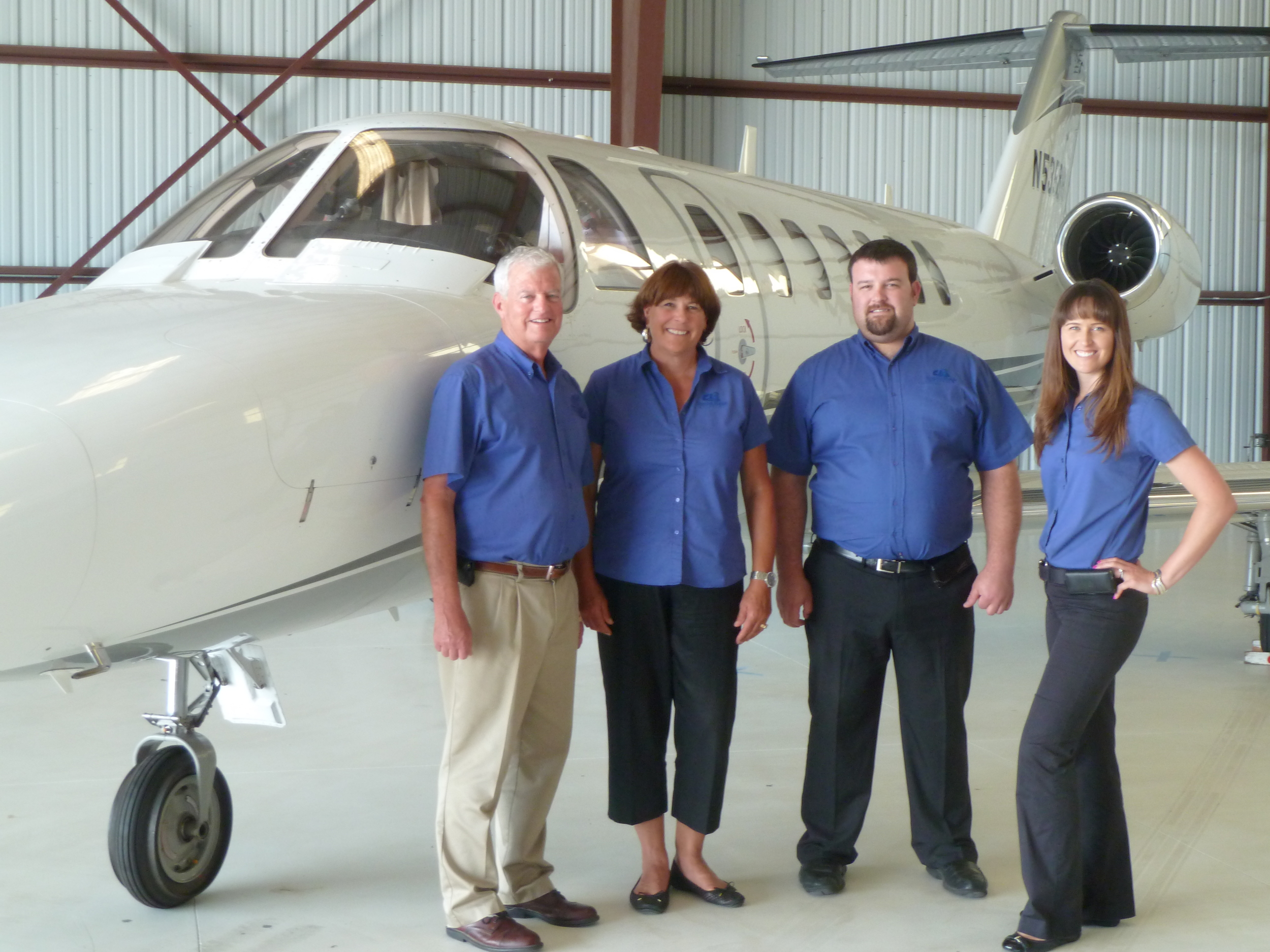 Mark and Janie Oberman, along with their children Mike Oberman and Sarah Oberman Bartush, own Channel Islands Aviation.