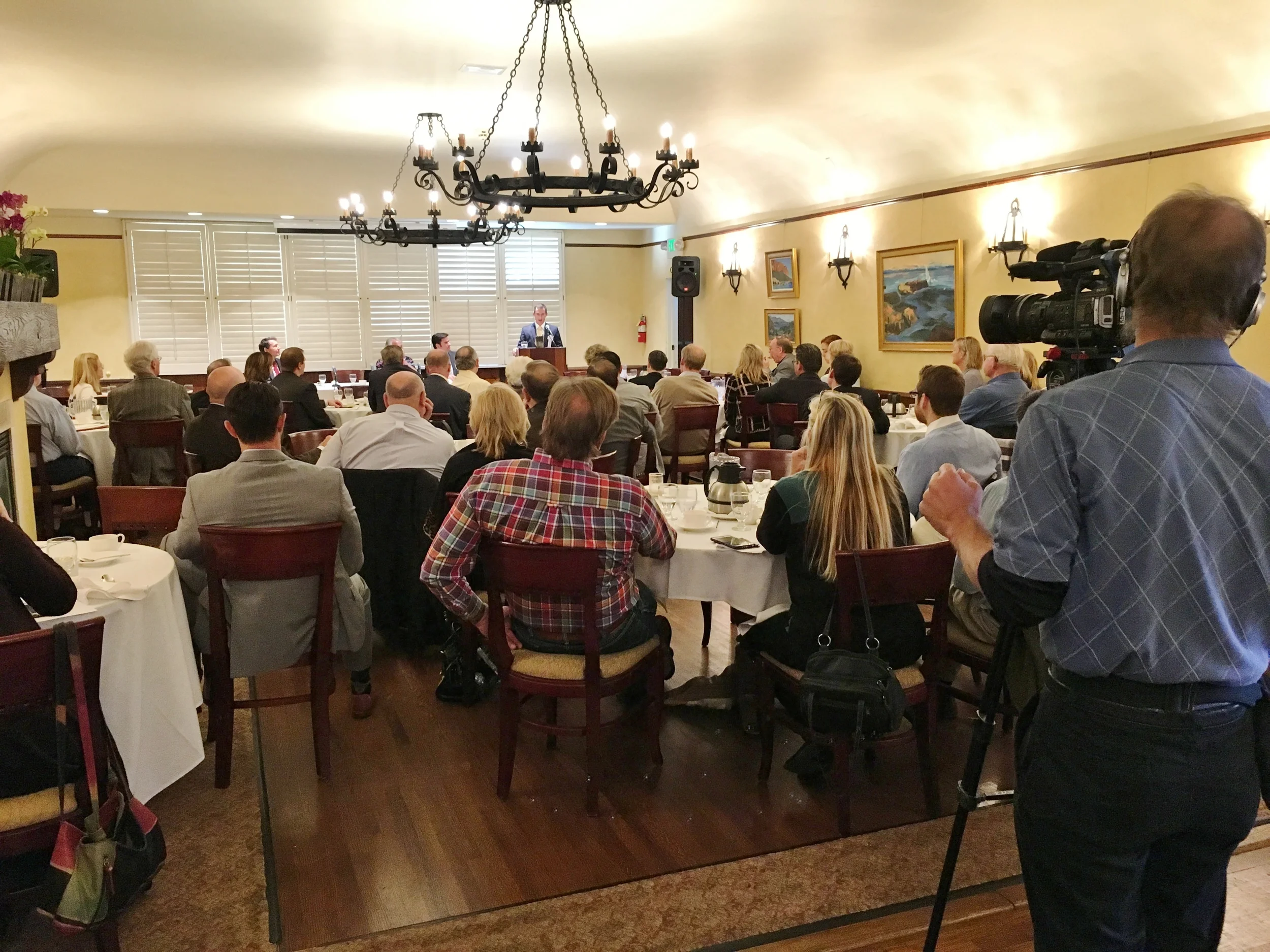 SABER at The University Club in Downtown Santa Barbara.