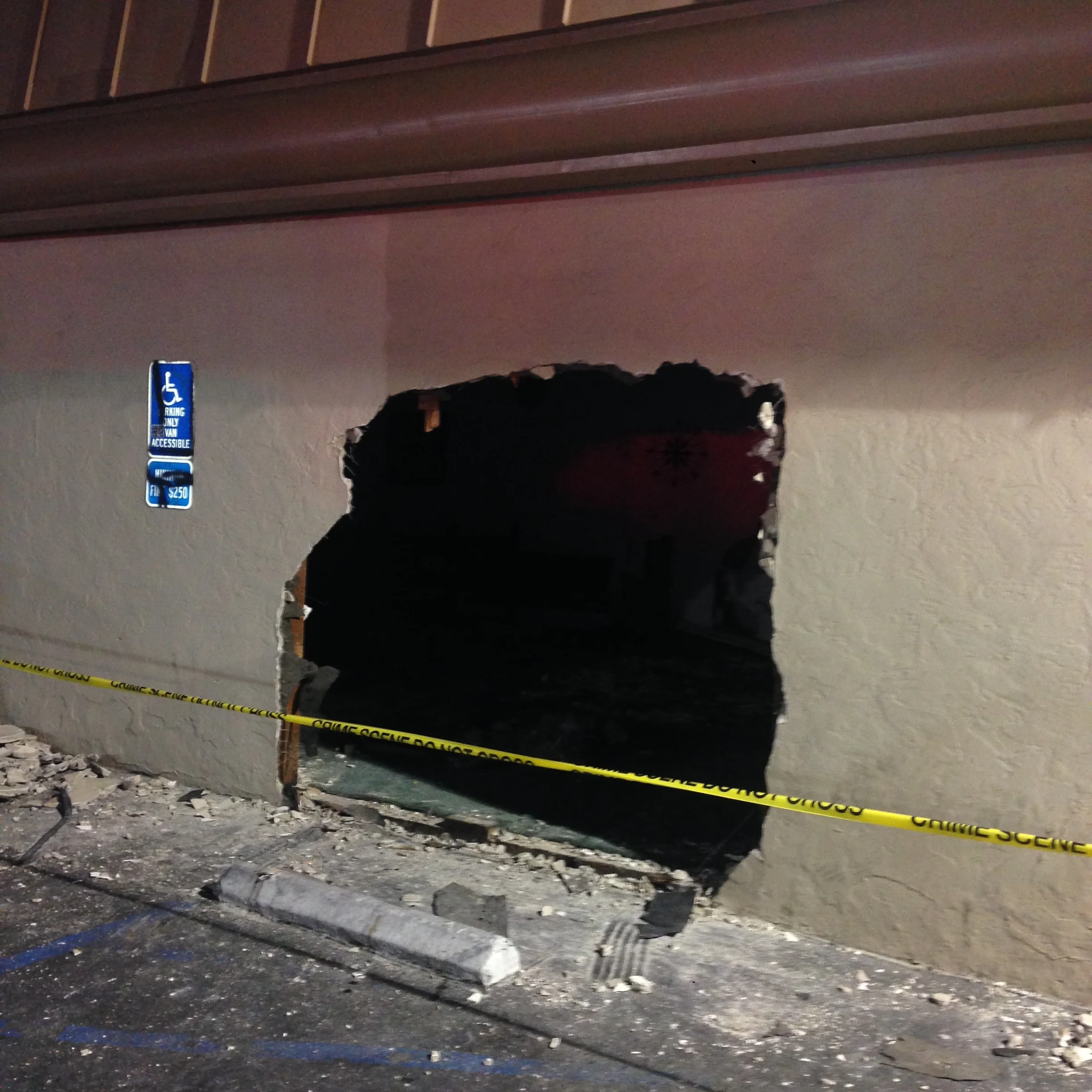 When A Car Hits A Building...