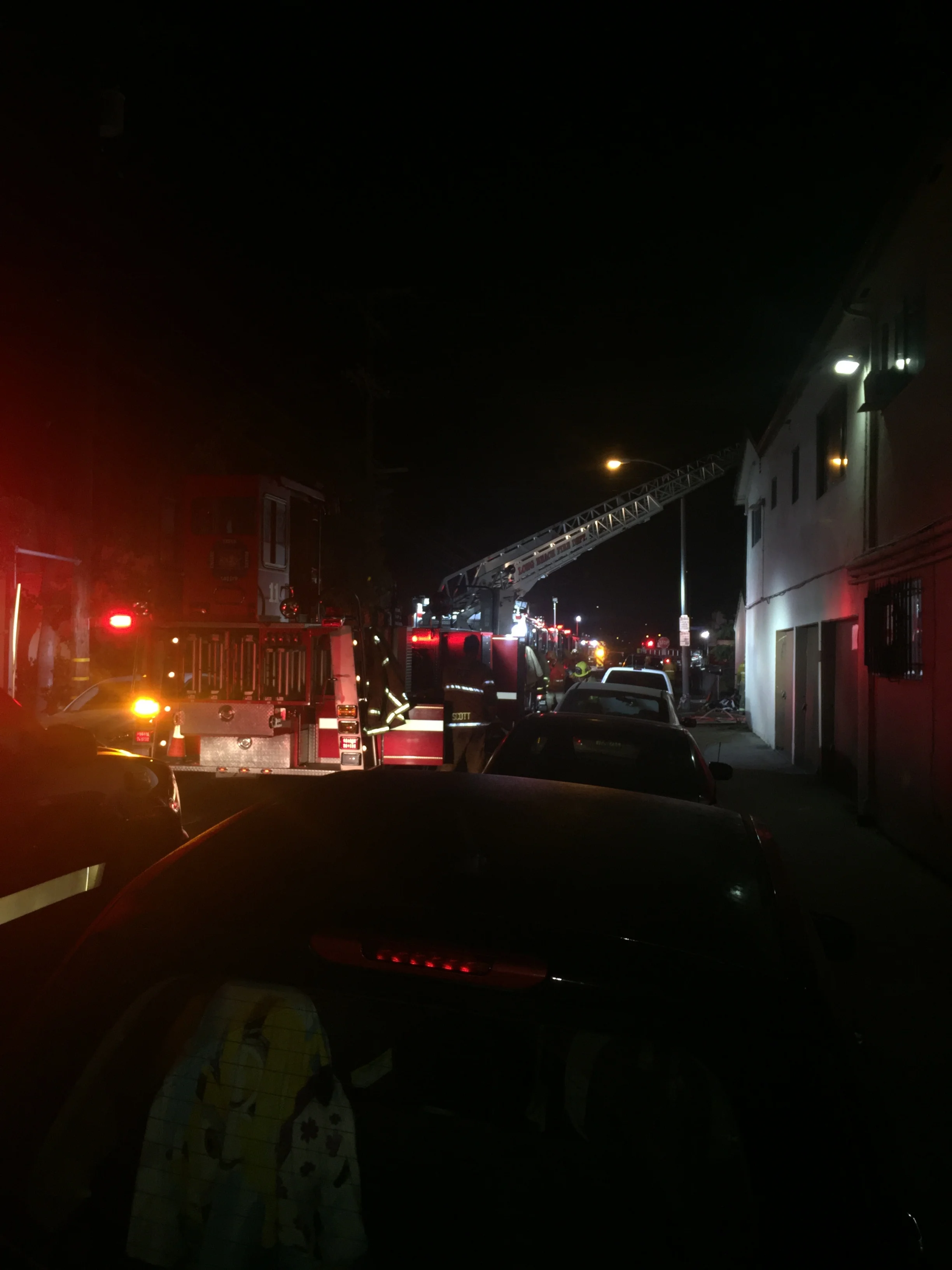 Fire in Long Beach, CA