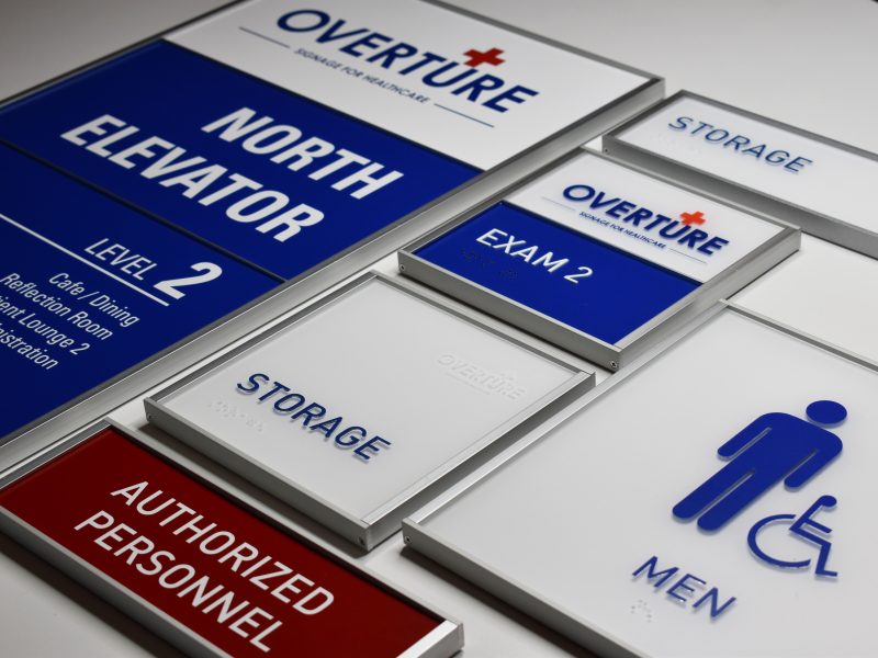  FEATURING:  Overture   Interior Sign System for Healthcare   Learn more  