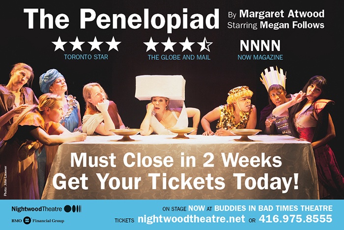 Remount of The Penelopiad | Assistant Director to Kelly Thorton | Nightwood Theatre