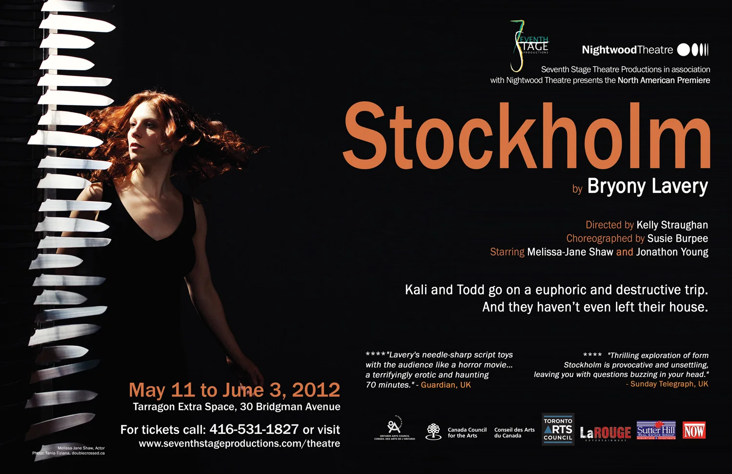 North American Premiere of Stockholm | Assistant Director to Kelly Straughan | Seventh Stage Productions