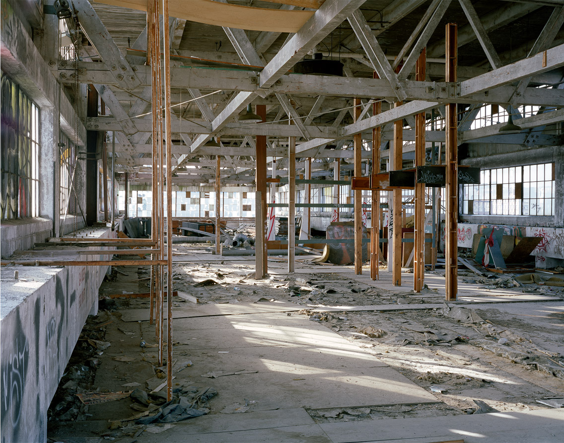   Inglis Plant, Liberty Village, Toronto, Ont., 2006. #1 (demolished to make way for condos)  20"x24"   haikyo seiro artist's statement  