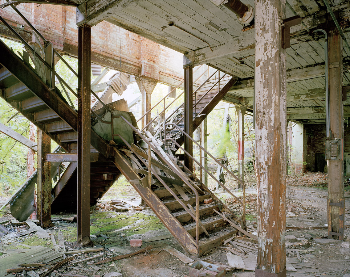 Power City Warehouse, Niagara Falls, NY, 2005. #4 (former lead battery manufacturer) 20"x24" haikyo seiro artist's statement