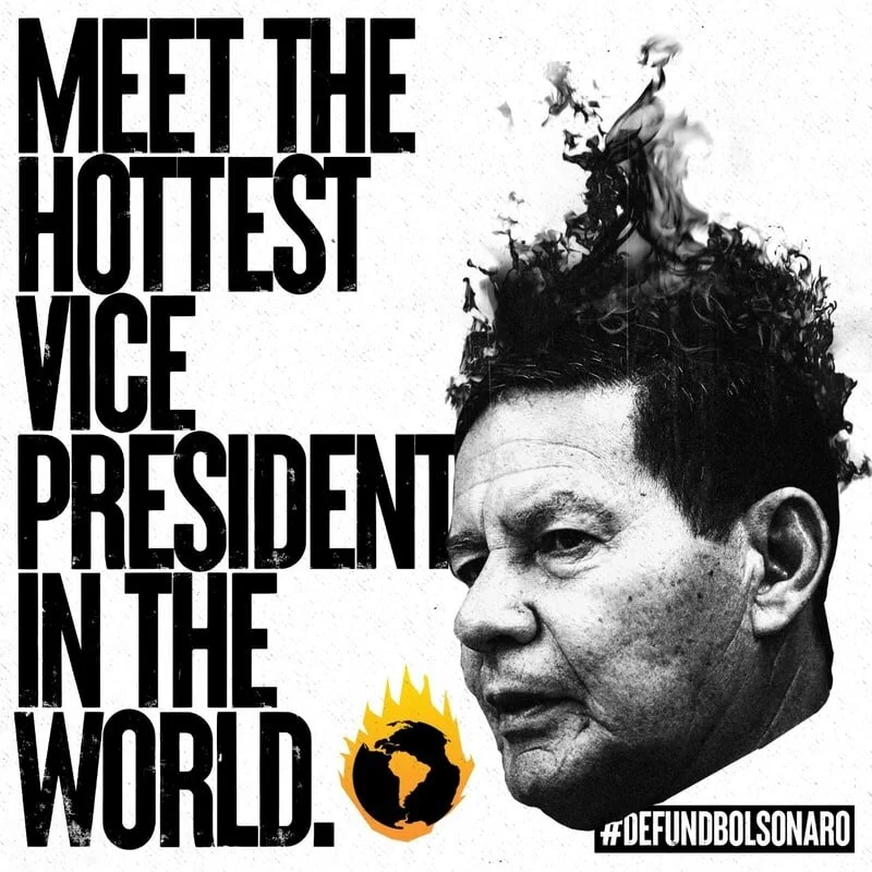 Ny kampanj för att rädda Amazonas. Läs mer: https://www.defundbolsonaro.org/