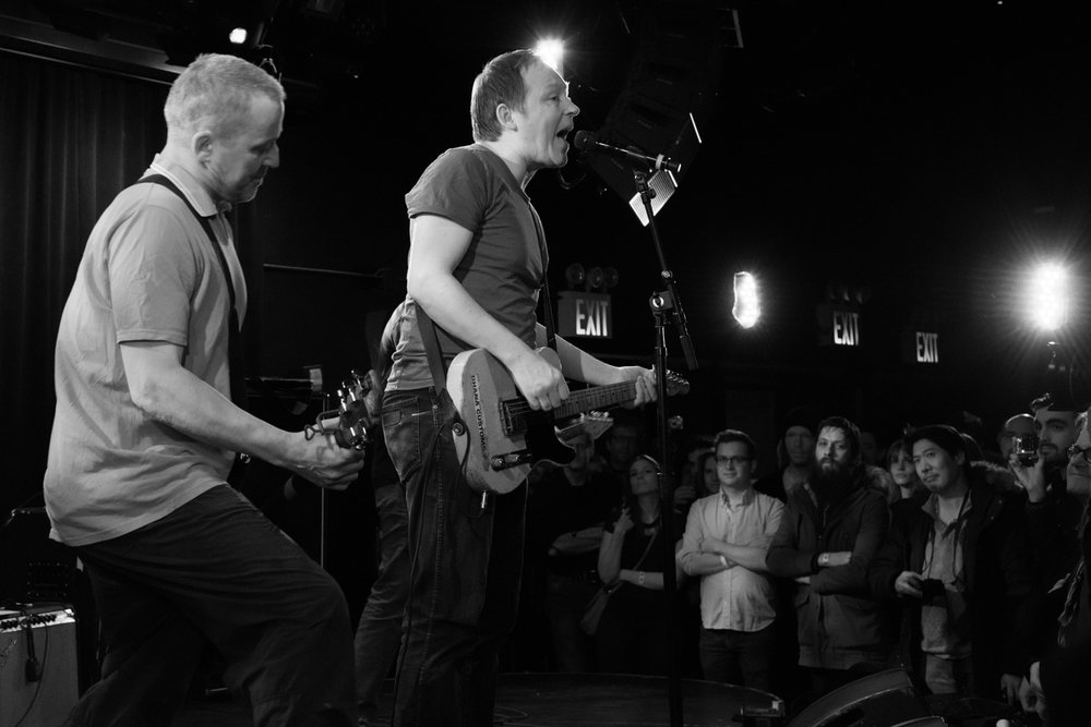 The Ex performing at (Le) Poisson Rouge on Wednesday night, January 13.