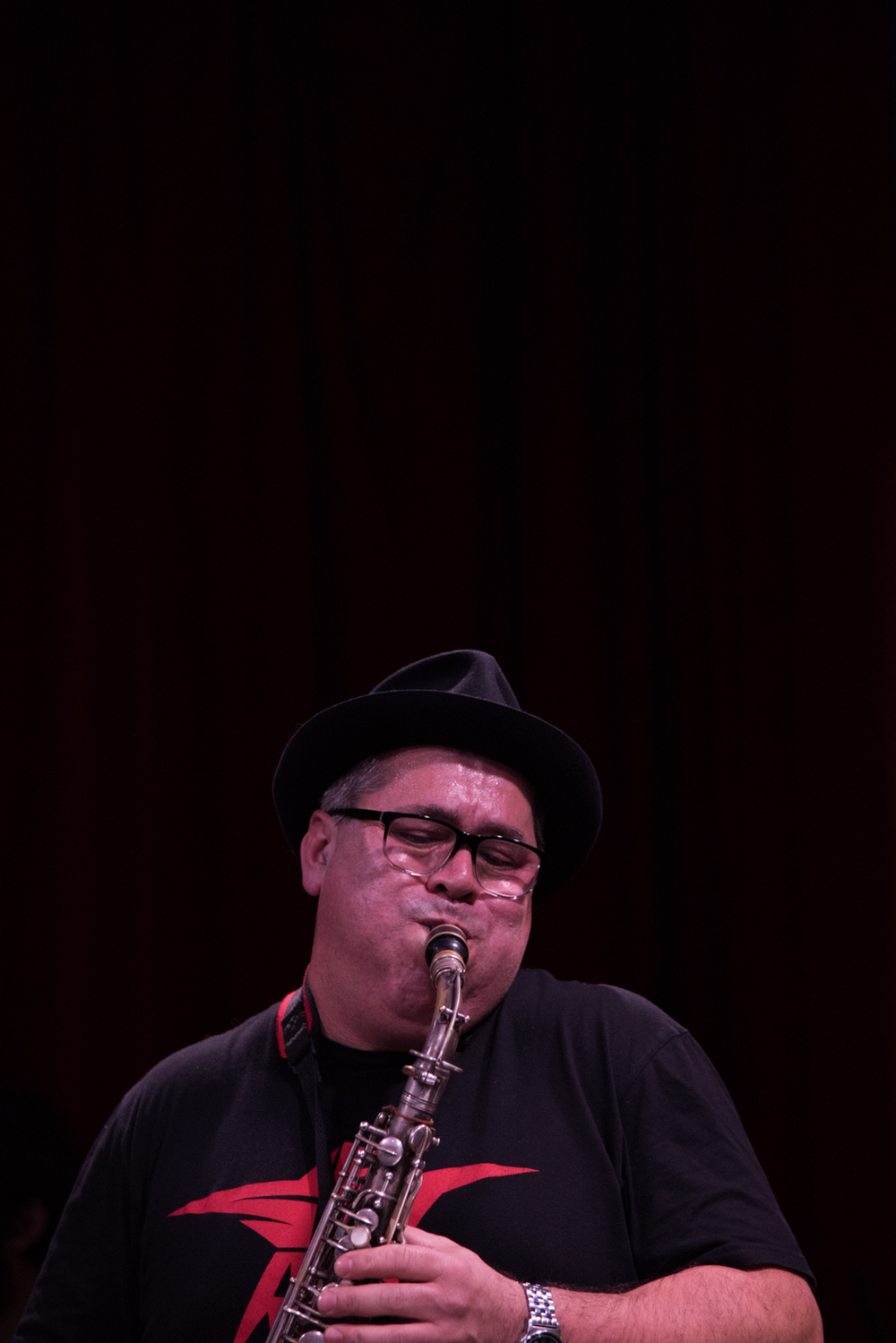 Oscar Noriega at the New School Jazz - Glass Box Theatre, January 15.