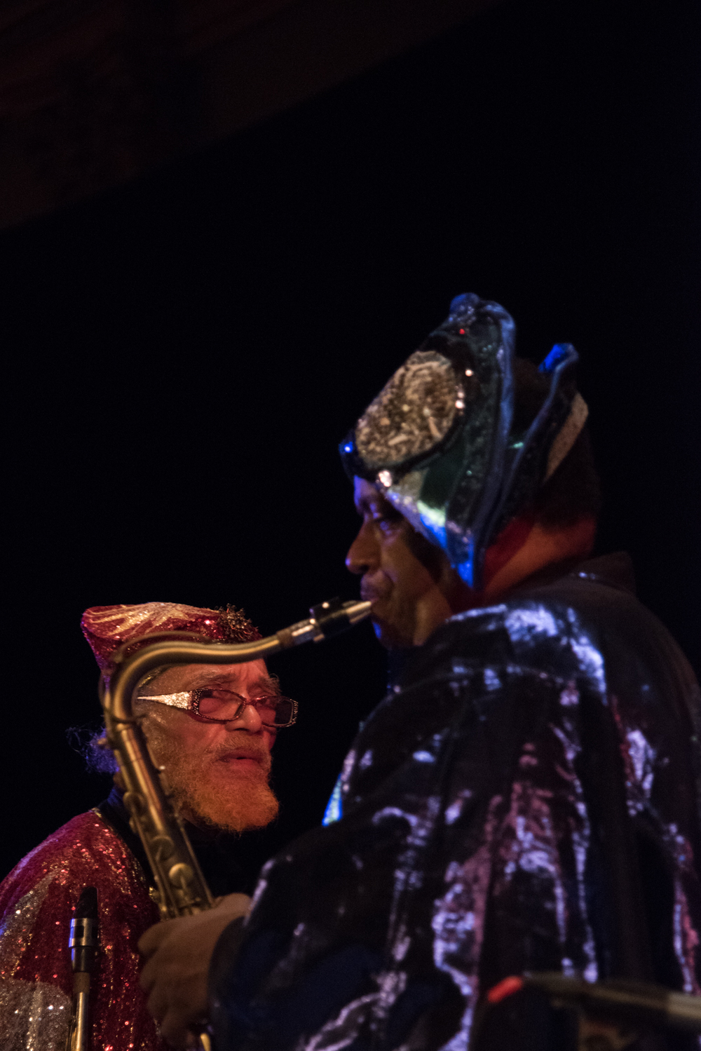 Sun Ra Arkestra directed by Marshall Allen, at Judson Church, January 16.