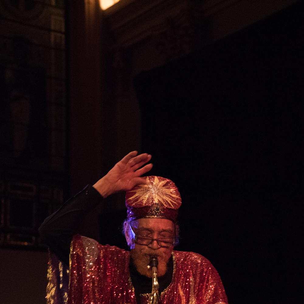 Sun Ra Arkestra - Marshall Allen performing at Judson Church, January 16.