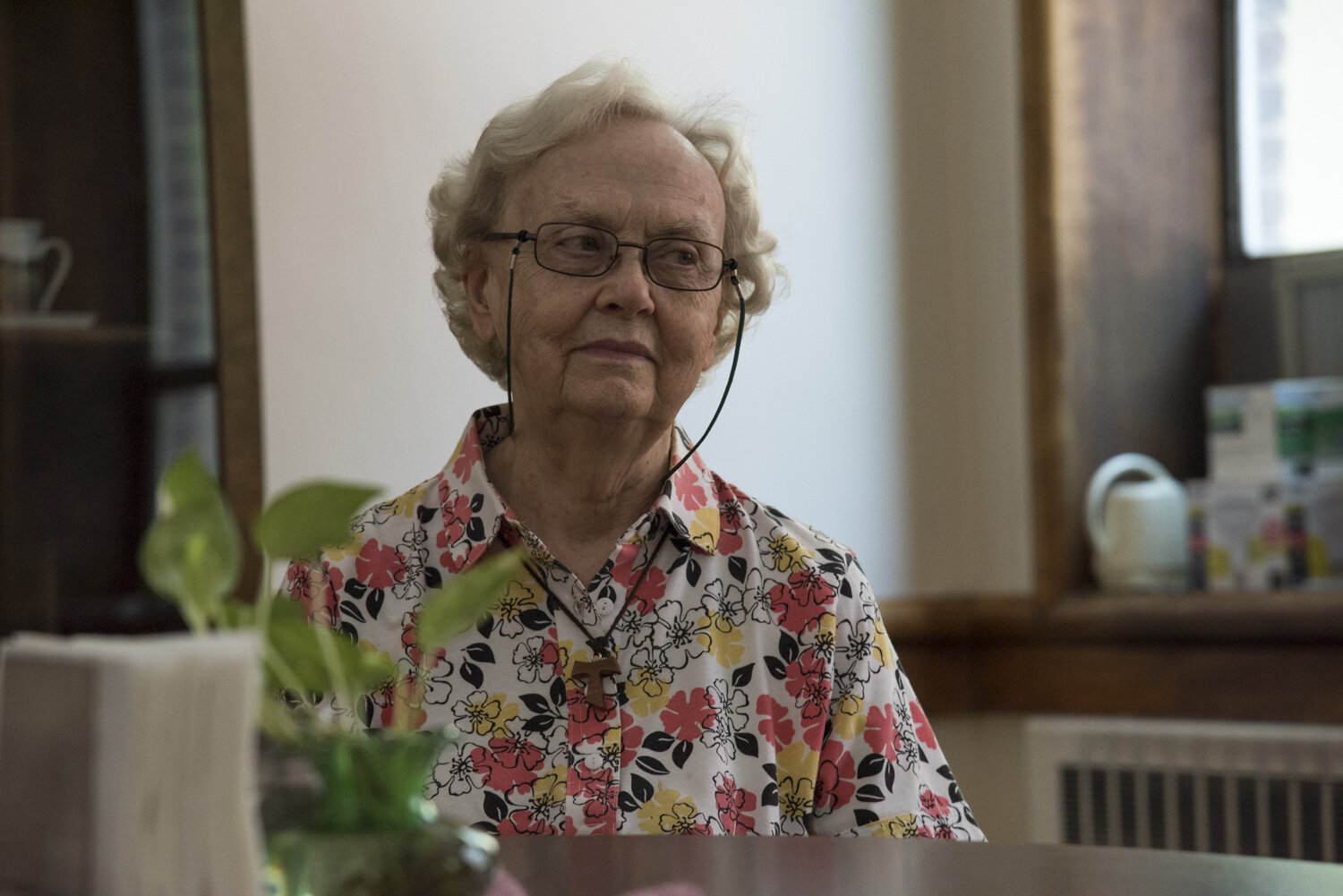  Sister Lois at the dining room.  St. Anthony's Convent, Soho, NYC, May 24, 2018 