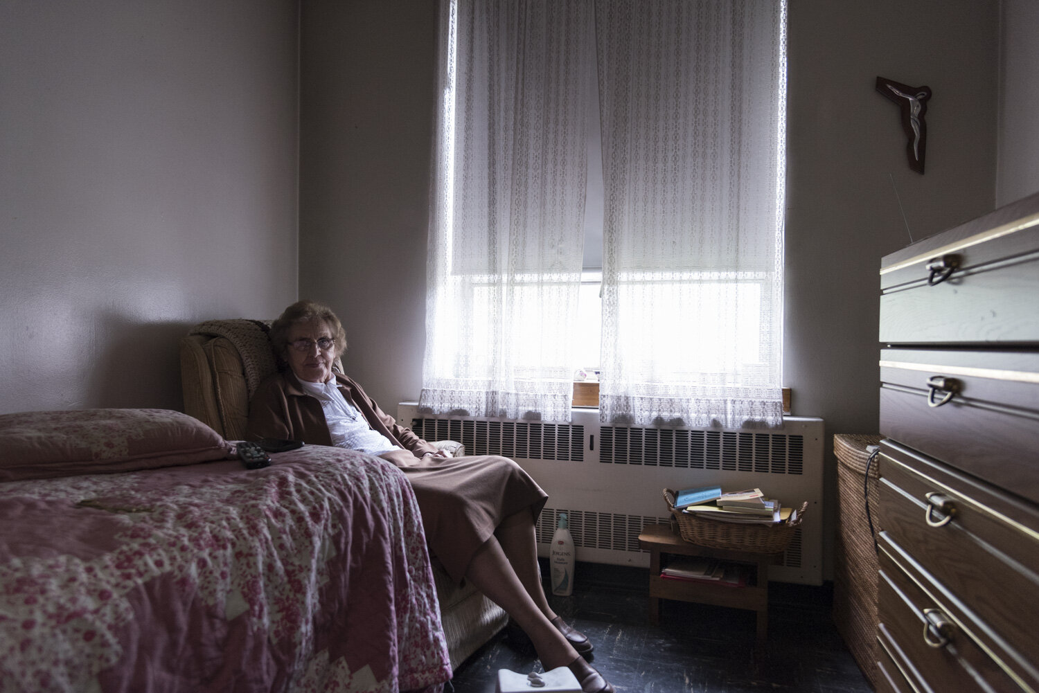  Sister Rita in her room.   St. Anthony's Convent, Soho, NYC, May 18, 2018 