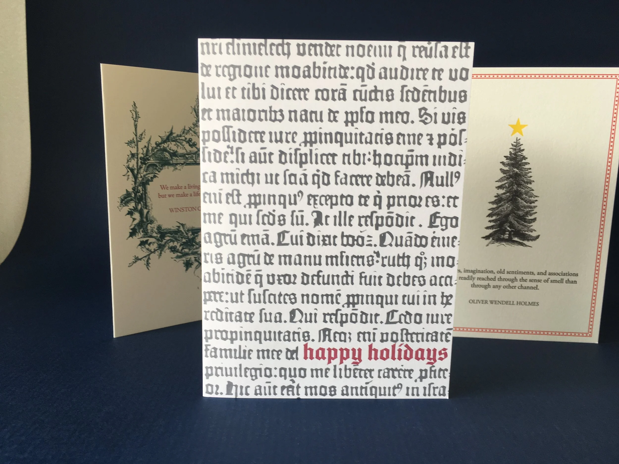 holiday cards letterpress austin texas