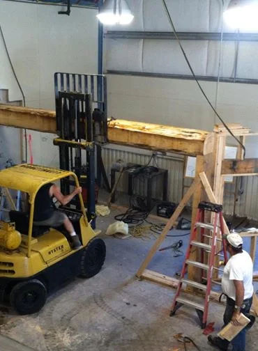 First beam up.