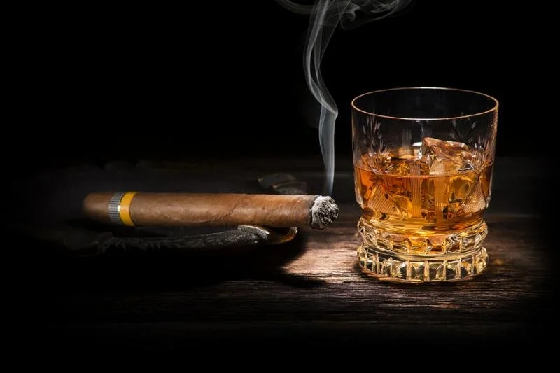 Cigars and Bourbon