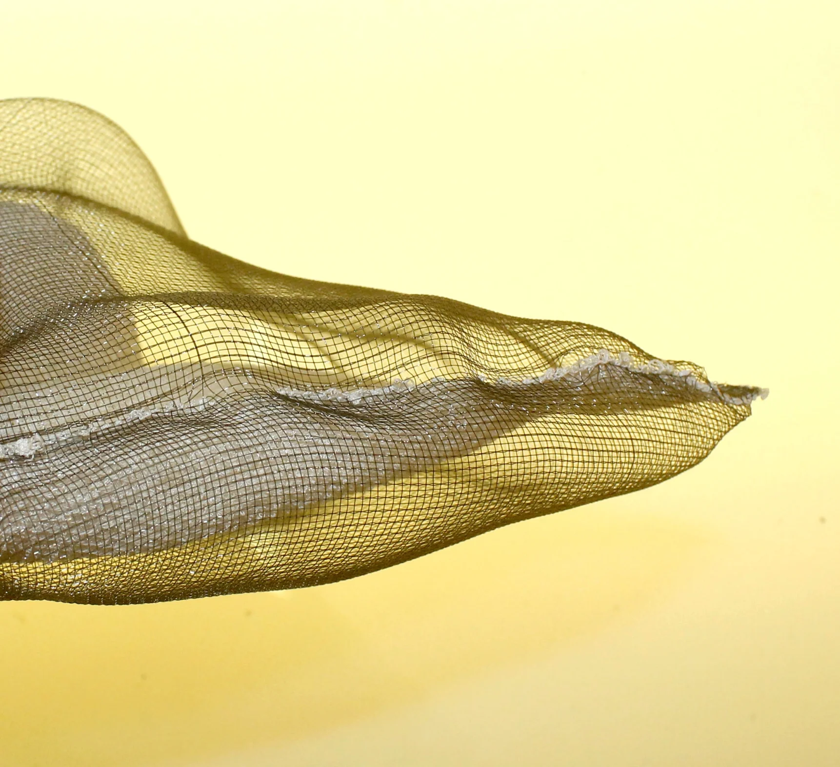 A cushioned triple cloth