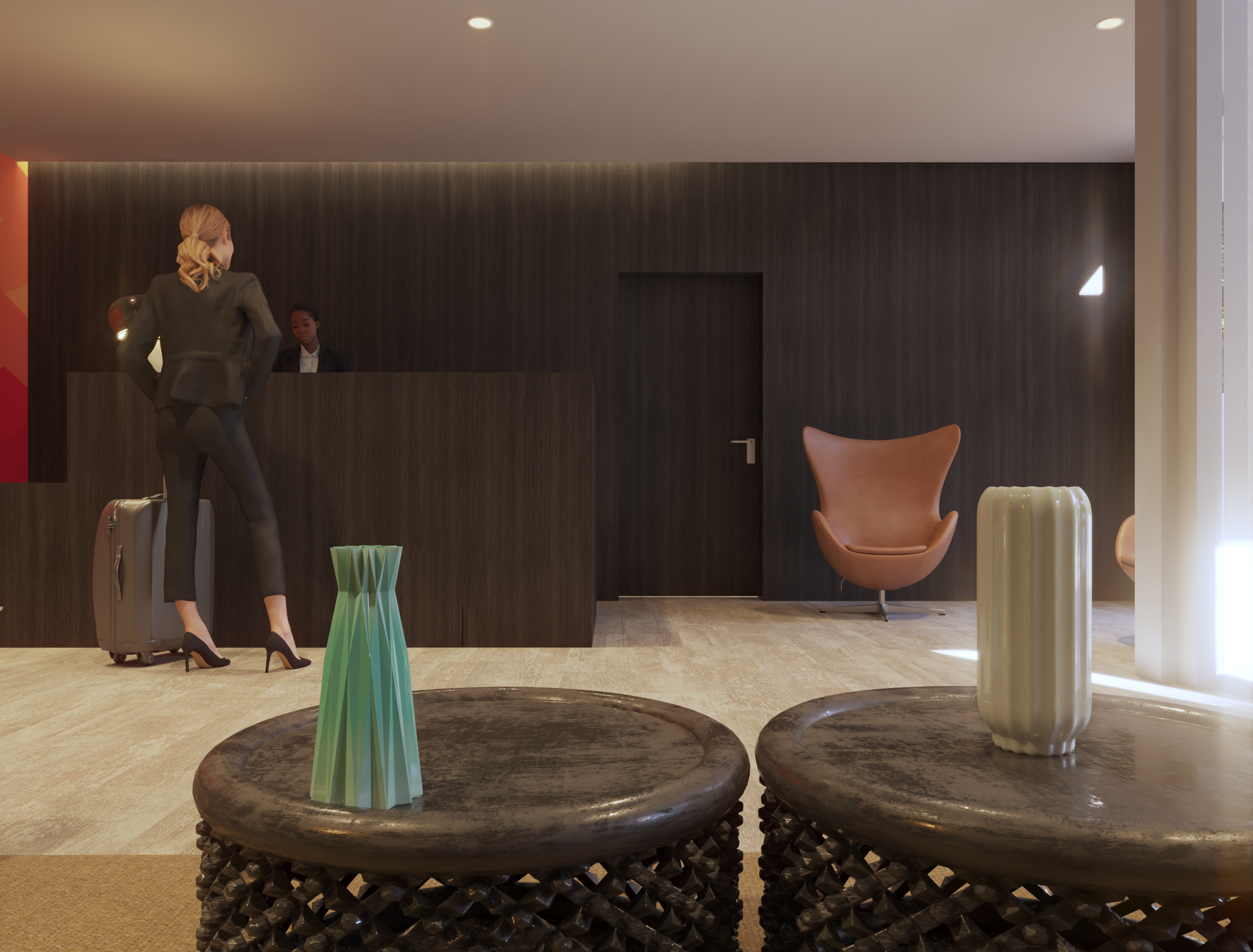 Hall accueil/ Hotel/ Bayangam