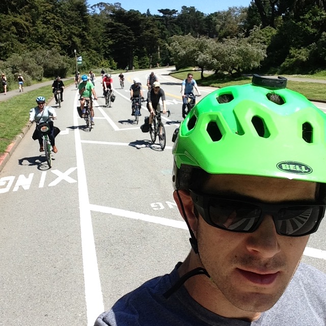 Enjoying Car-Free JFK Dr. Photo by Alex Leanse