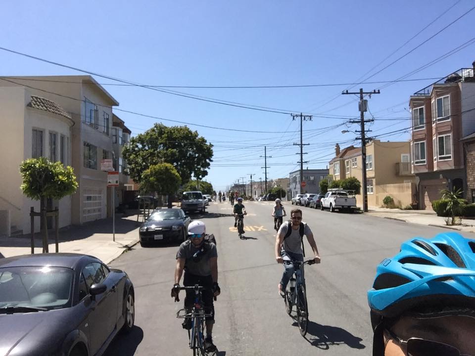 Rolling out from Sutro Heights. Photo by Kaveh