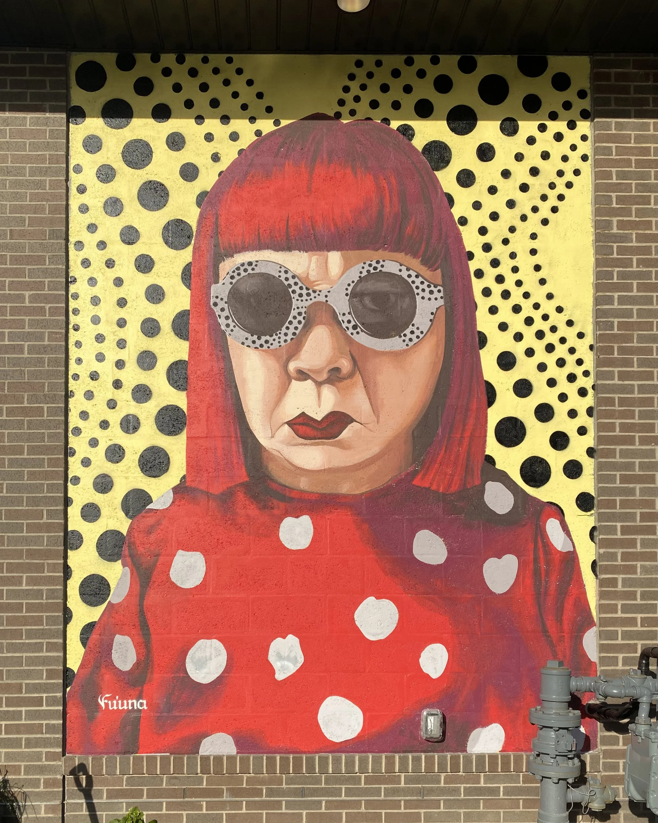 Yayoi Kusama mural