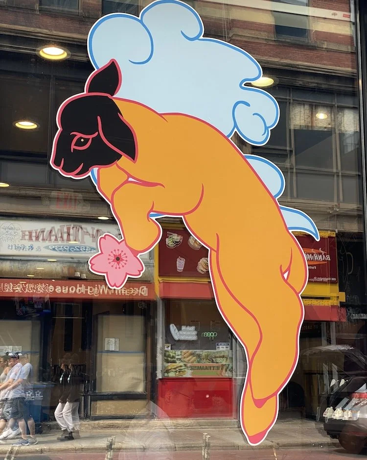 Detail of "Clean Air for Chinatown"