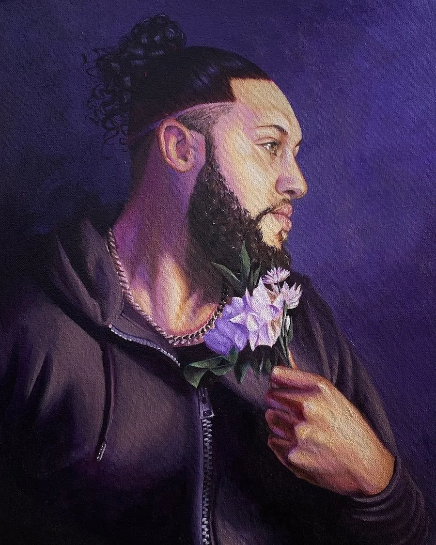 Rosa IKEA, acrylic on canvas, 2024