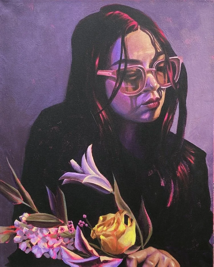 La Vie en Rose, acrylic on Canvas, 2024