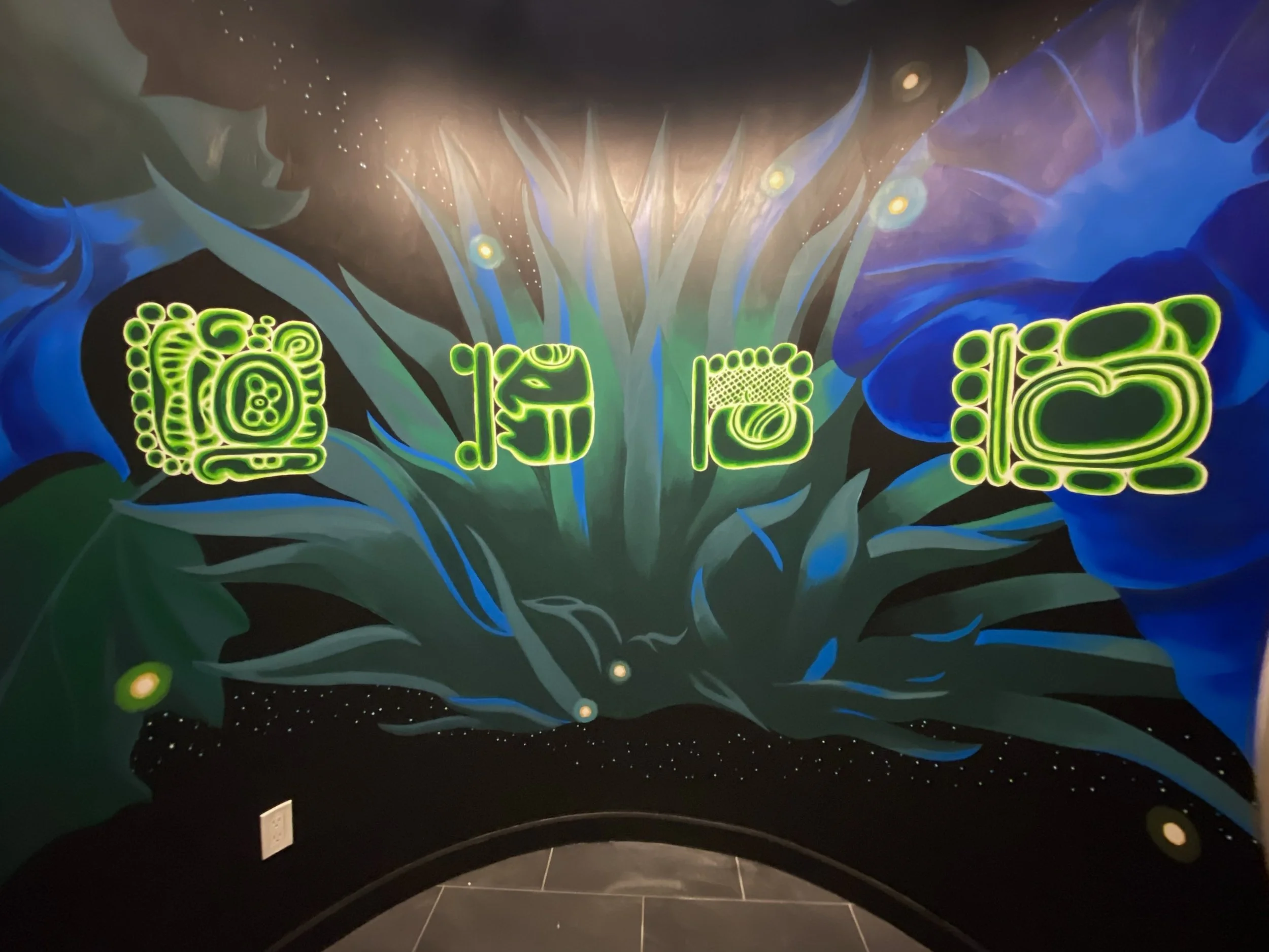 installation view of "Lords of Night"