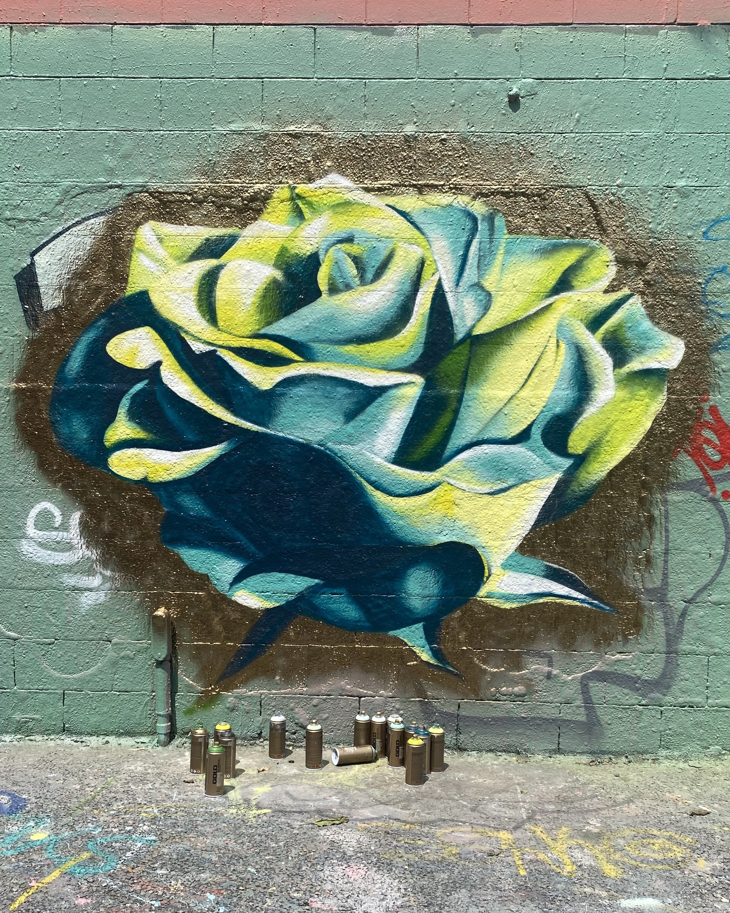 Green rose