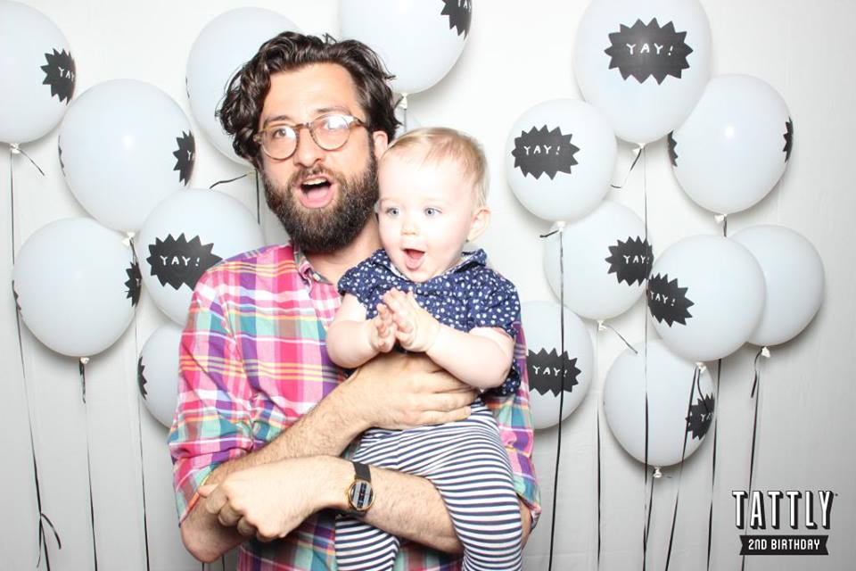 That's me, with not my baby.