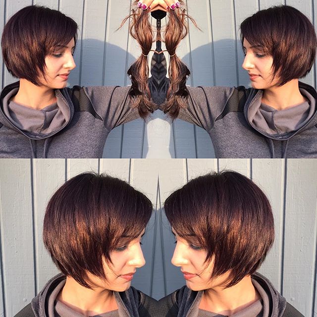 Haircut by Julie ✂️ #haircut #transformation #shorthair #americansalon #modernsalon #hairconcept2000 #woodlandhills #beauty