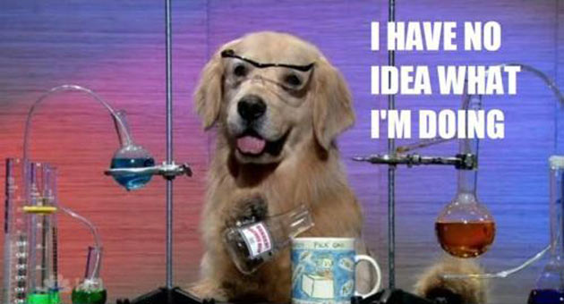 Me on my first day at work.