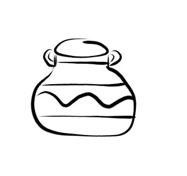 fig. 4: a nicely shaped, better decorated pot