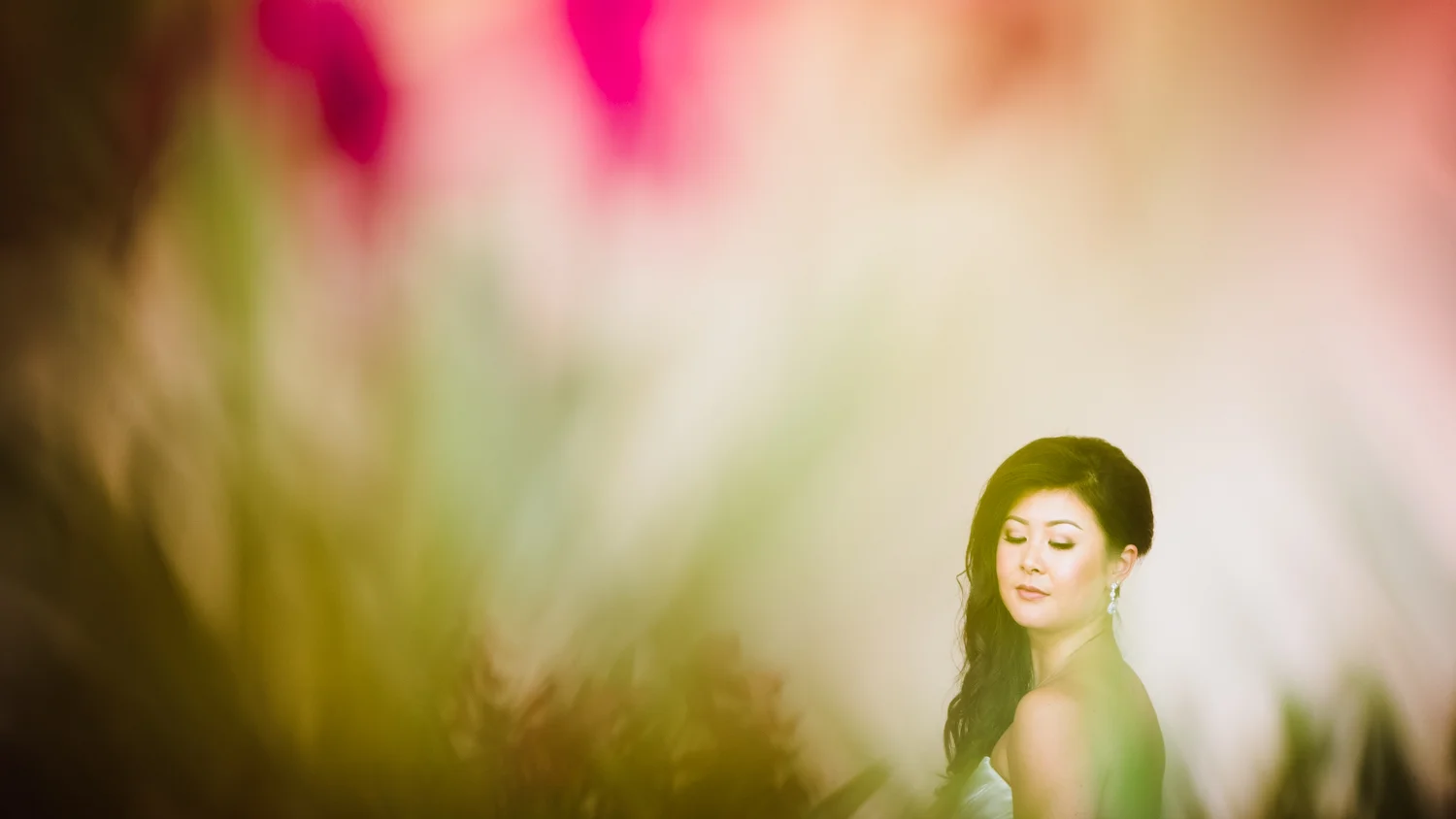 Bride through the Roses (Copy)