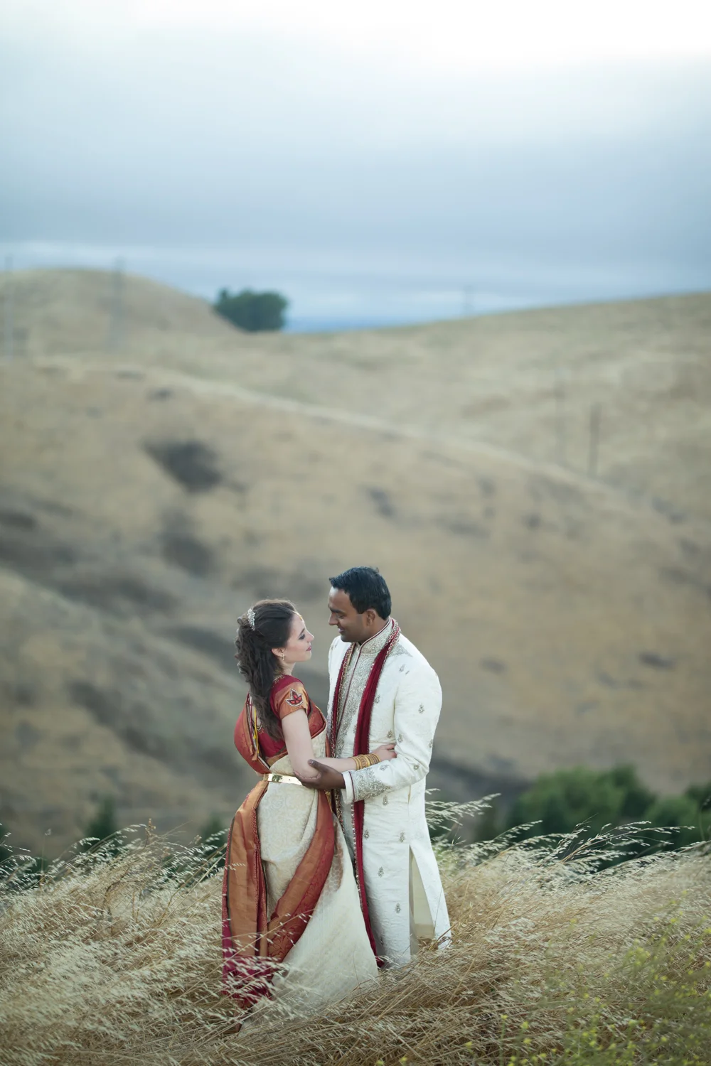 Vikas & Adriana Portrait at Nella Terra Cellars
