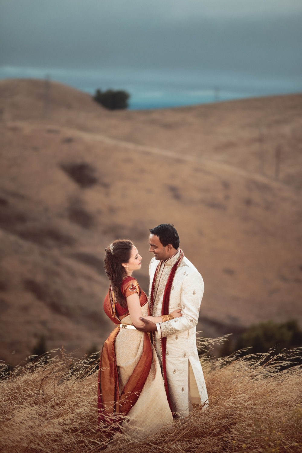 Vikas & Adriana Portrait at Nella Terra Cellars