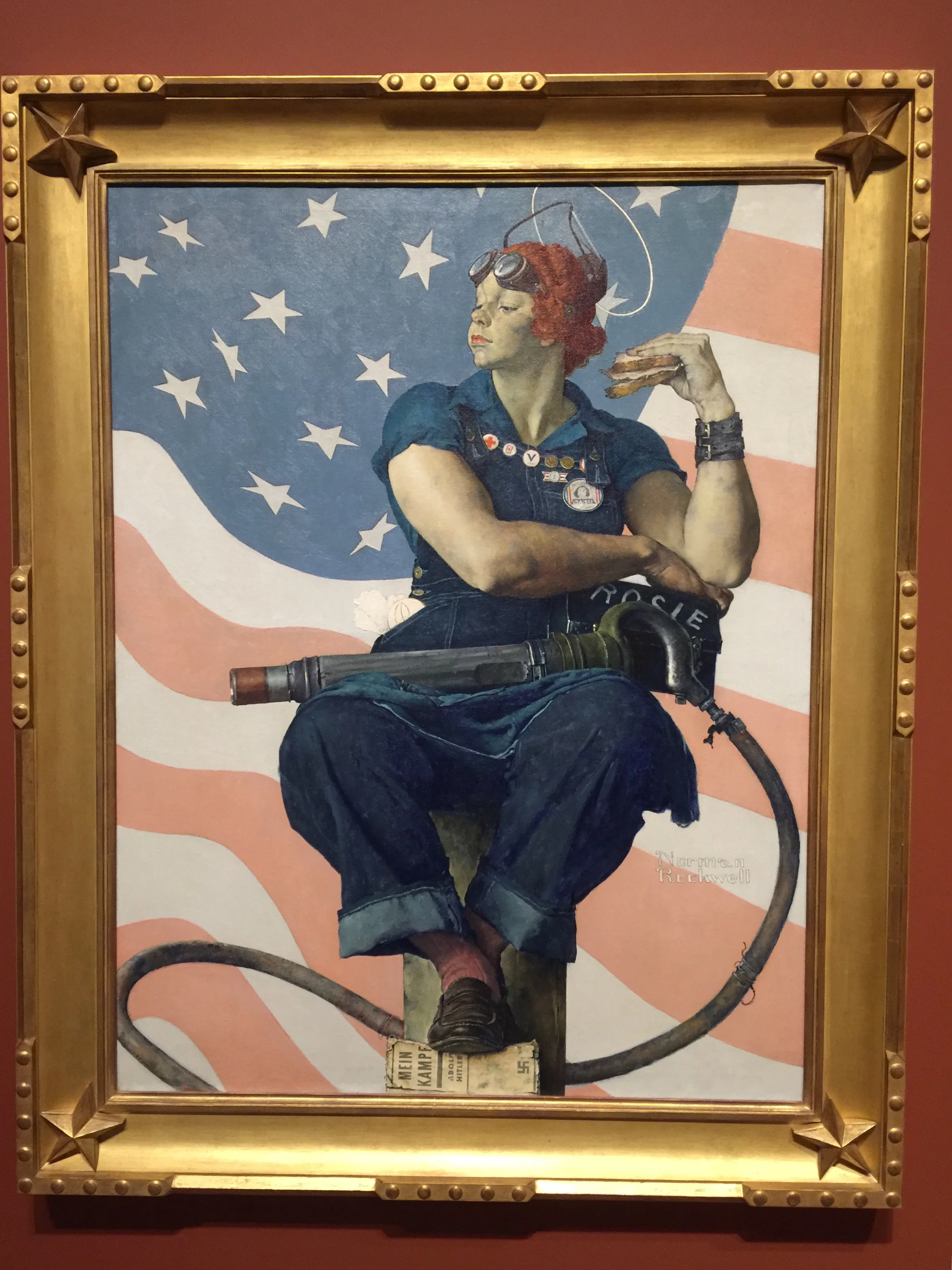 "Rosie the Riveter" (Norman Rockwell)