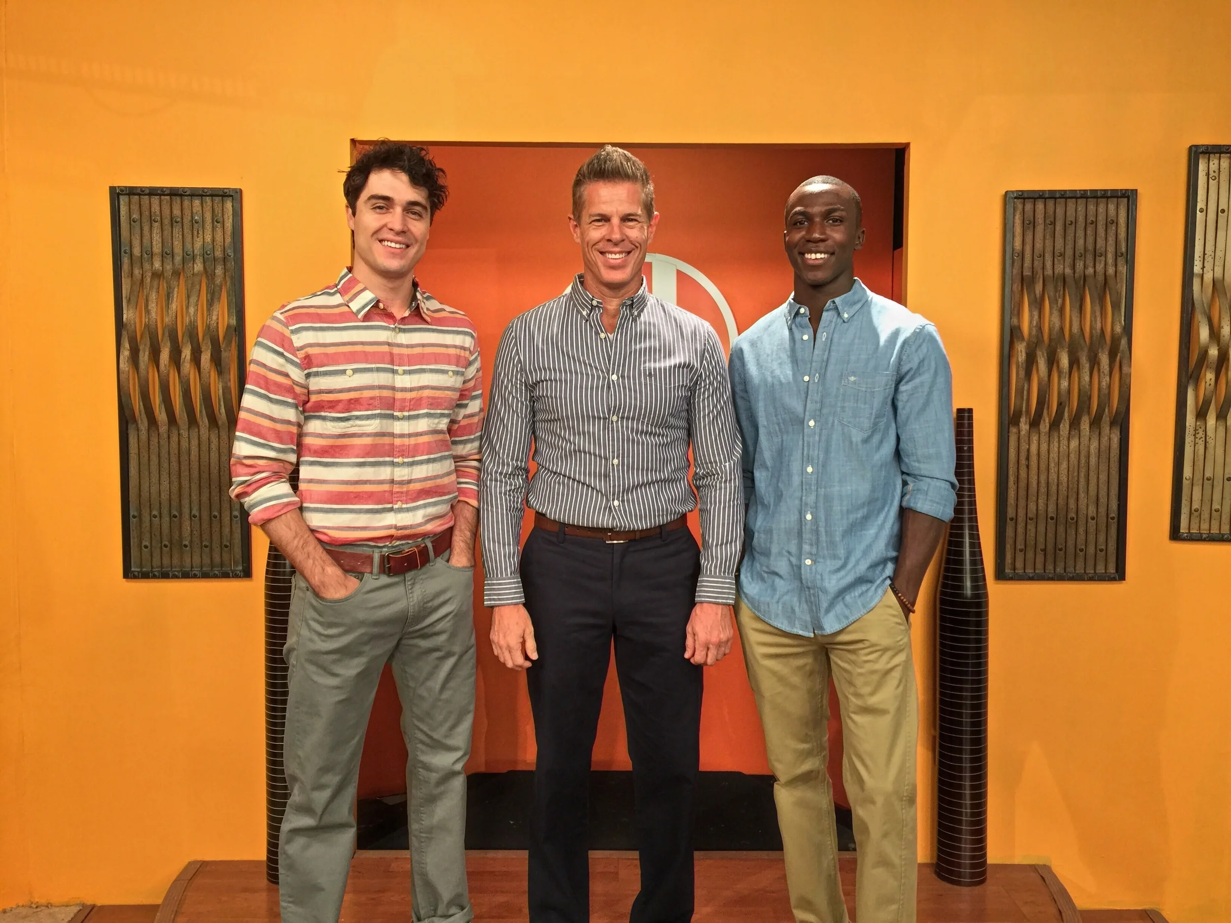 Models Chad, Jeff and Titus on the "Sonoran Living" show.