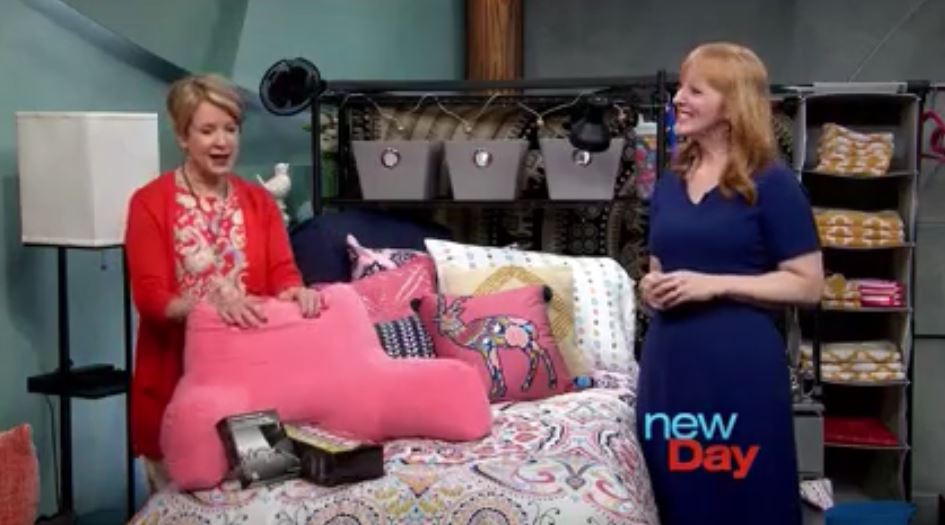 With host Margaret Larson on Seattle's " New Day " show.